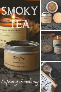 Smoky Bonfire Black loose tea pinterest pin