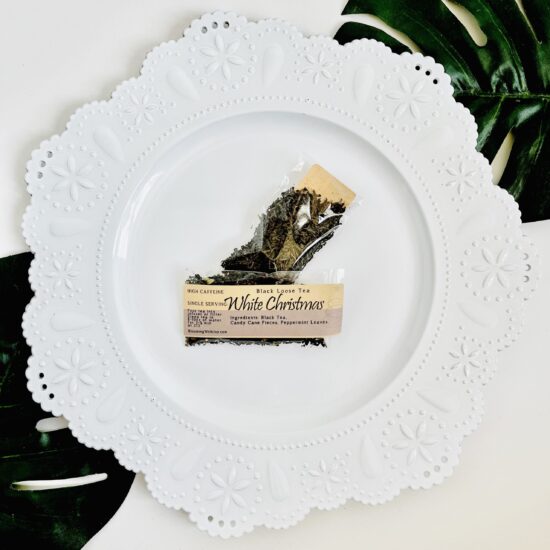 Alternative view of White Christmas Tea - A Festive Blend with Candy Canes & Peppermint