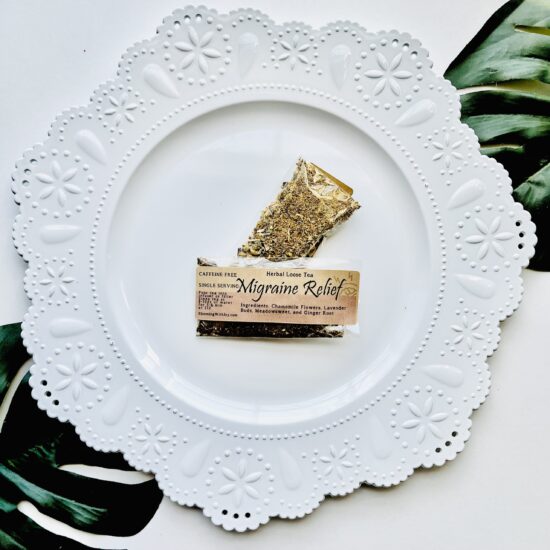 Alternative view of Migraine Relief Herbal Loose Tea - Find A Natural Calm