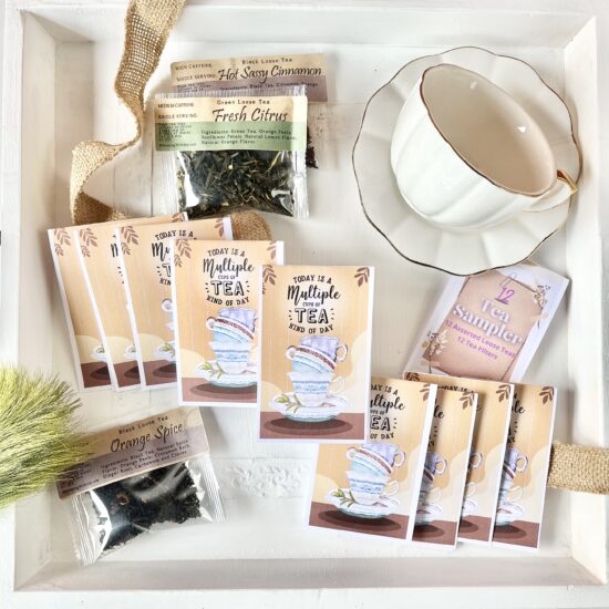 Multiple Cups Of Tea | 12 Tea Sampler