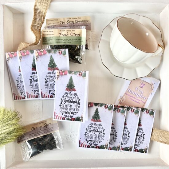 The Magic of Christmas is in His Presence | 12 Single Serving Teas