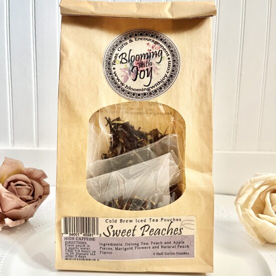 Sweet Peaches 6 Two Quart Sized Pouches