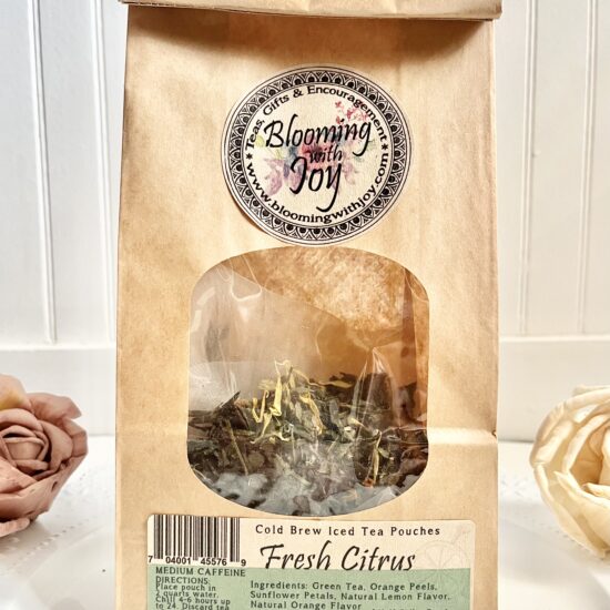 Fresh Citrus Green Tea 6 Two Quart Sized Pouches