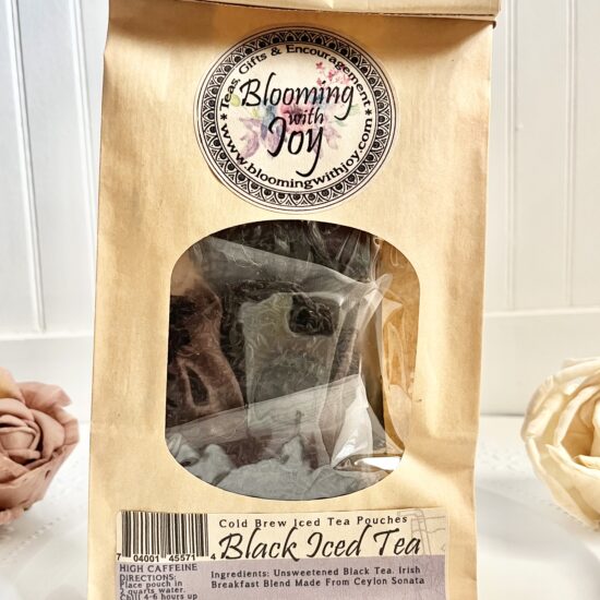 Black Iced Tea 6 Two Quart Sized Pouches