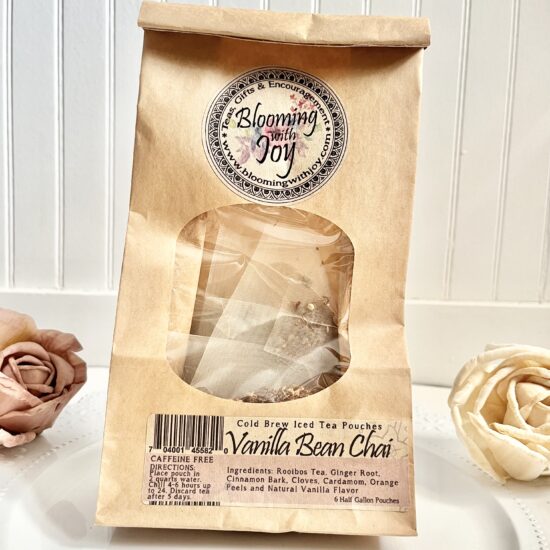 Vanilla Bean Chai 6 Two Quart Sized Pouches